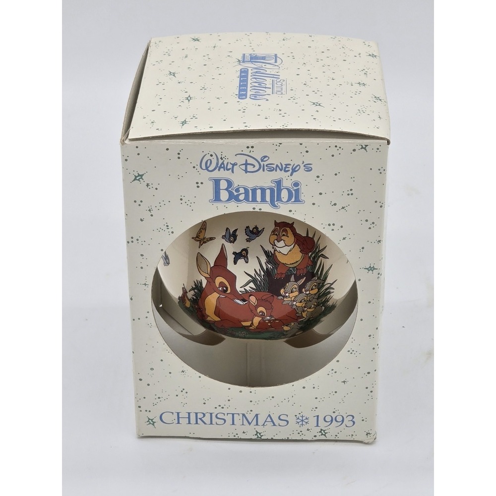 Walt Disney Bambi Christmas Ornament 1993 Schmid Collectible Vintage 48346